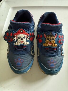 Kids Blue Paw Patrol Light-Up Sneakers